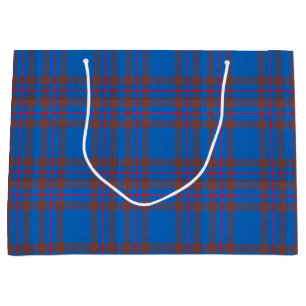 Clan Elliot Tartan Plaid Large Gift Bag
