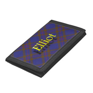 Clan Elliot Tartan Tri-Fold Wallet
