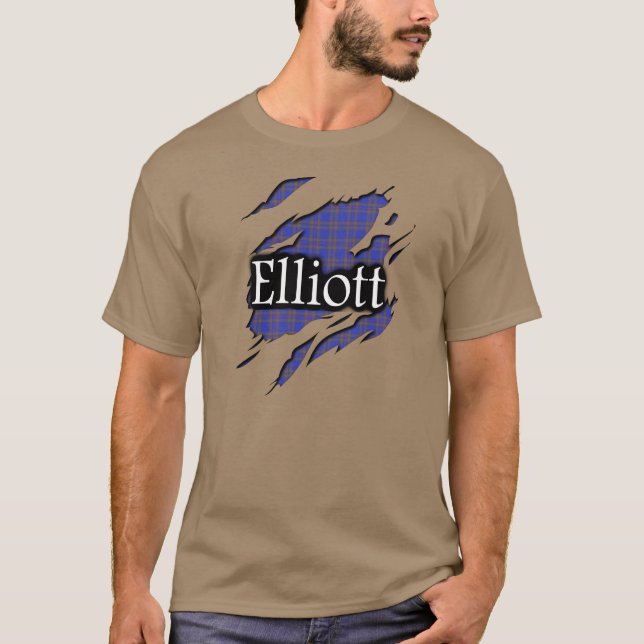Clan Elliott Tartan Spirit Shirt (Front)
