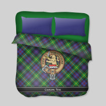 Clan Farquharson Crest Duvet Cover