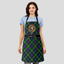 Clan Farquharson Crest over Tartan Apron