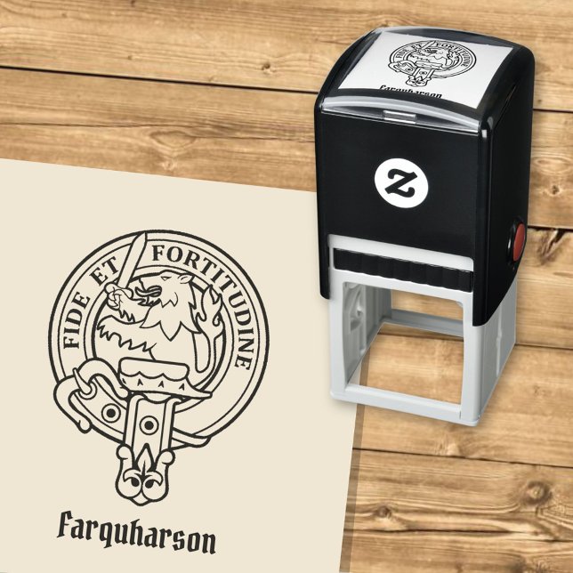 Clan Farquharson Crest Self-inking Stamp (Creator Uploaded)