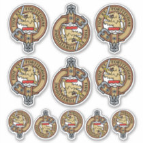 Clan Farquharson Crest Sticker Set