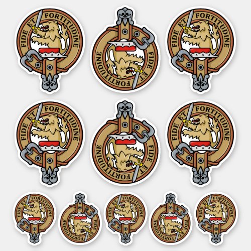 Clan Farquharson Crest Sticker Set