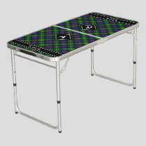 Clan Farquharson Tartan Beer Pong Table