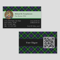 Clan Farquharson Tartan Business Card