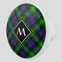 Clan Farquharson Tartan Ceramic Knob