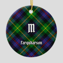 Clan Farquharson Tartan Ceramic Ornament