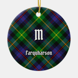 Clan Farquharson Tartan Ceramic Ornament