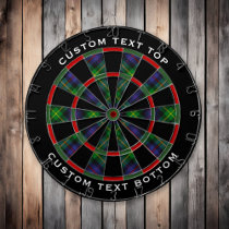 Clan Farquharson Tartan Dart Board