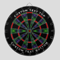 Clan Farquharson Tartan Dart Board