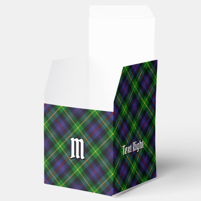 Clan Farquharson Tartan Favor Box (Opened)