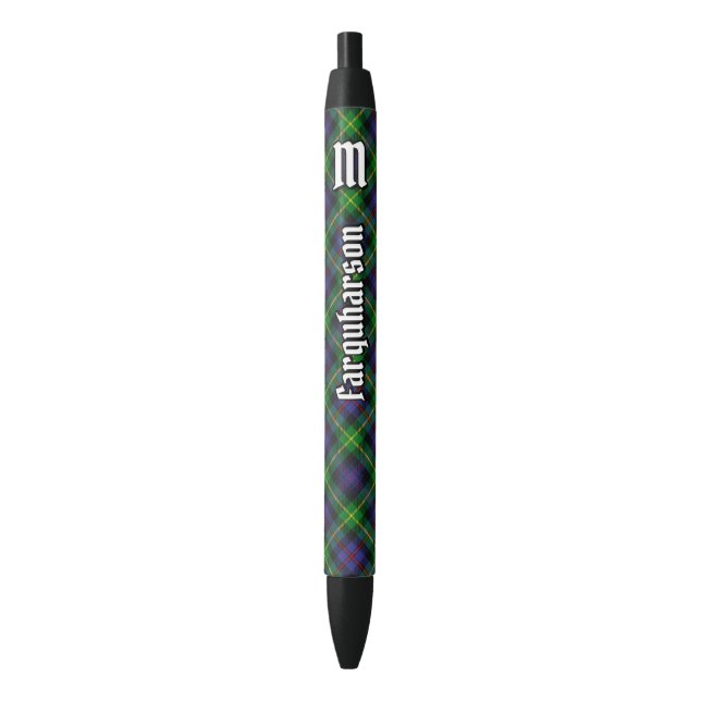 Clan Farquharson Tartan Ink Pen (Front Vertical)