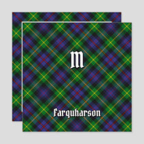 Clan Farquharson Tartan Invitation