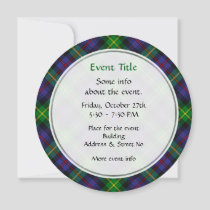 Clan Farquharson Tartan Invitation