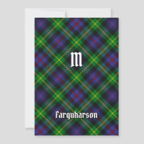 Clan Farquharson Tartan Invitation