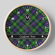 Clan Farquharson Tartan Large Clock
