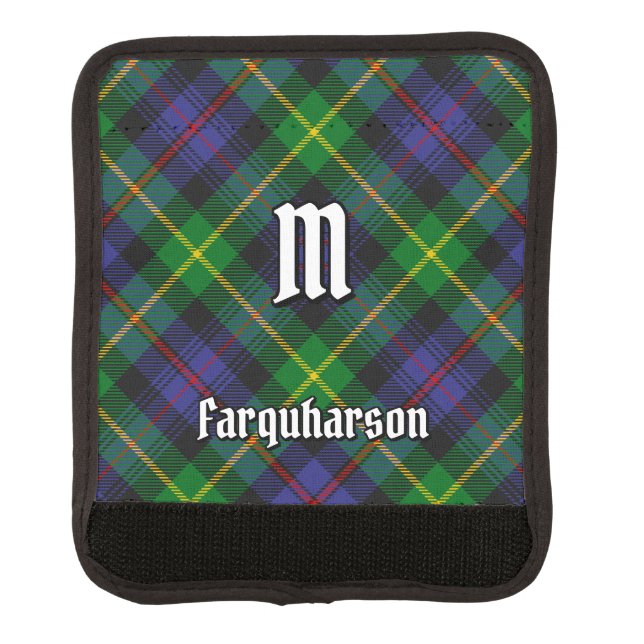 Clan Farquharson Tartan Luggage Handle Wrap (Front)