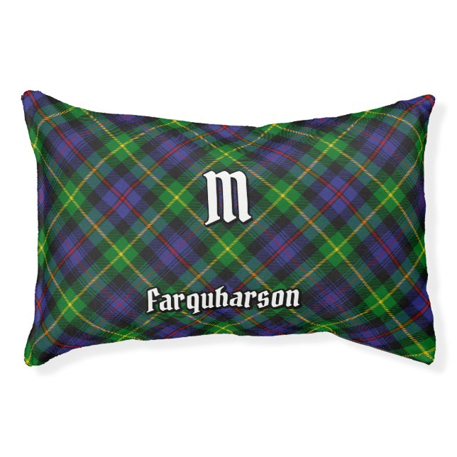 Clan Farquharson Tartan Pet Bed (Front)