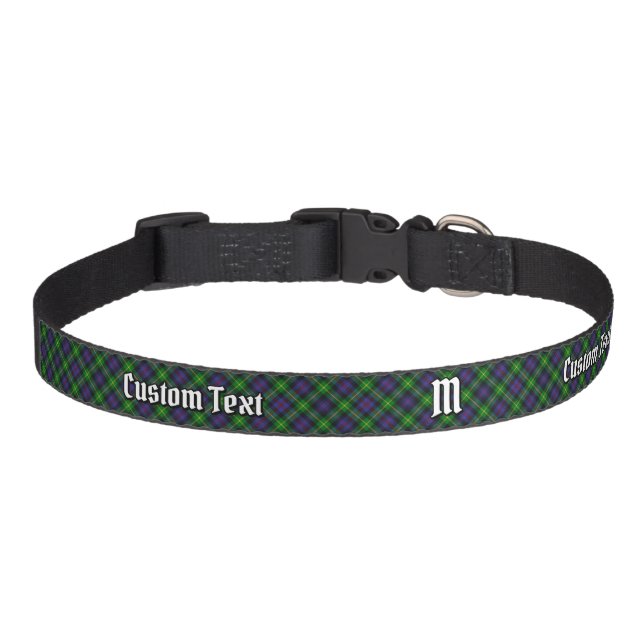 Clan Farquharson Tartan Pet Collar (Front)