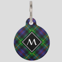 Clan Farquharson Tartan Pet ID Tag