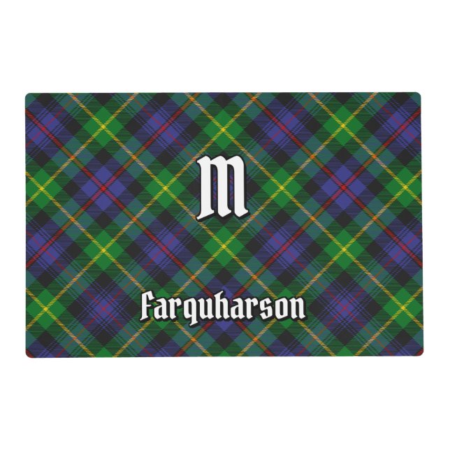 Clan Farquharson Tartan Placemat (Front)
