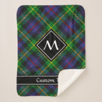 Clan Farquharson Tartan Sherpa Blanket