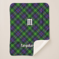 Clan Farquharson Tartan Sherpa Blanket