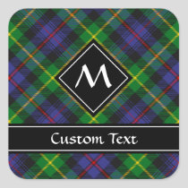 Clan Farquharson Tartan Square Sticker