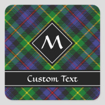Clan Farquharson Tartan Square Sticker
