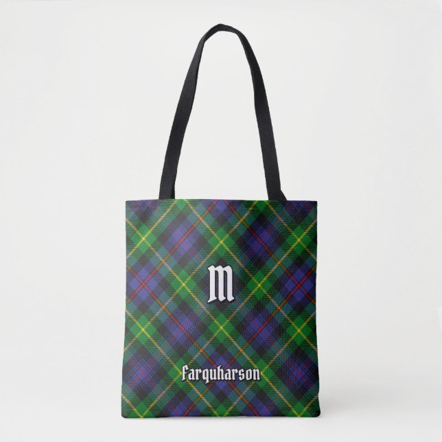 Clan Farquharson Tartan Tote Bag (Front)