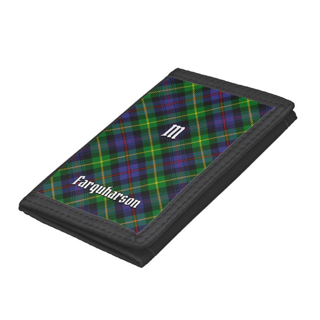 Clan Farquharson Tartan Trifold Wallet (Bottom)