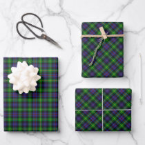 Clan Farquharson Tartan Wrapping Paper Sheets