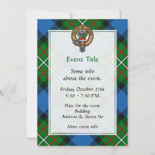 Clan Ferguson Crest Invitation