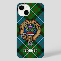 Clan Ferguson Crest over Tartan Case-Mate iPhone 14 Case