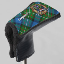 Clan Ferguson Crest over Tartan Golf Head Cover