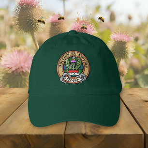 Clan Ferguson Crest over Tartan Hat
