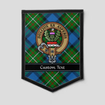 Clan Ferguson Crest over Tartan Pennant