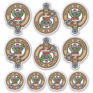 Clan Ferguson Crest Sticker Set