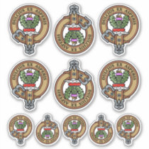 Clan Ferguson Crest Sticker Set