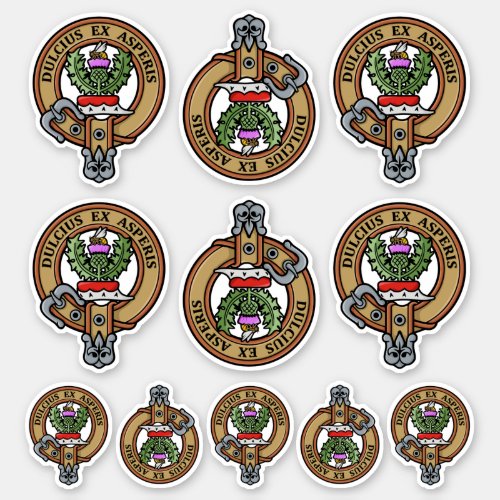 Clan Ferguson Crest Sticker Set