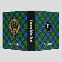 Clan Ferguson Tartan 3 Ring Binder