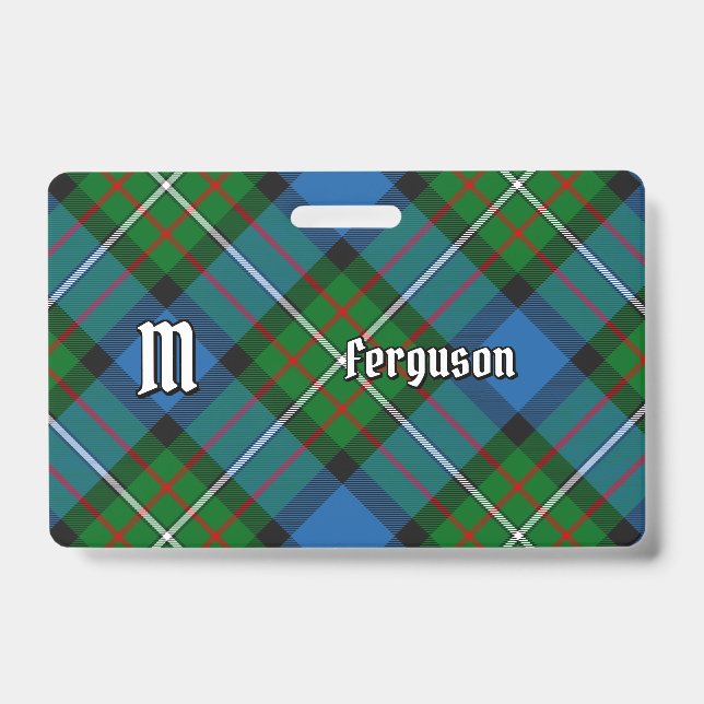 Clan Ferguson Tartan Badge (Front)