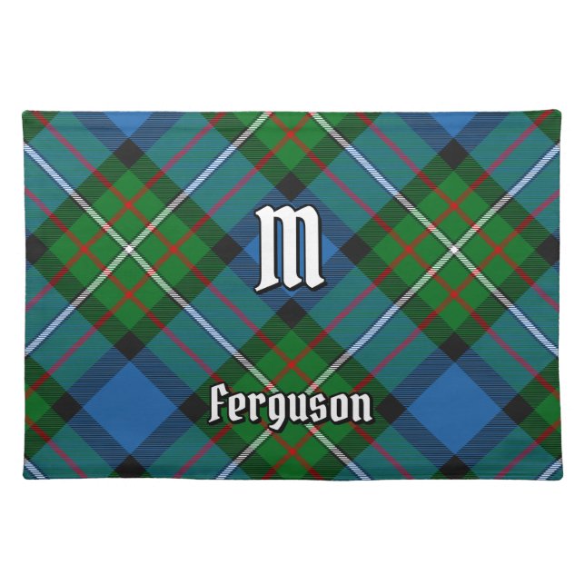 Clan Ferguson Tartan Cloth Placemat (Front)