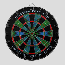 Clan Ferguson Tartan Dart Board