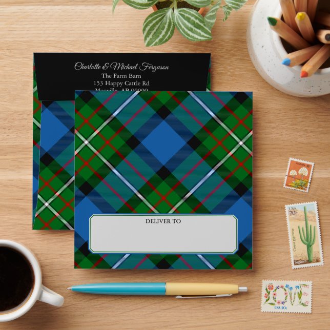 Clan Ferguson Tartan Envelope (Desk)