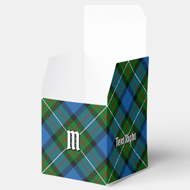 Clan Ferguson Tartan Favor Box (Opened)