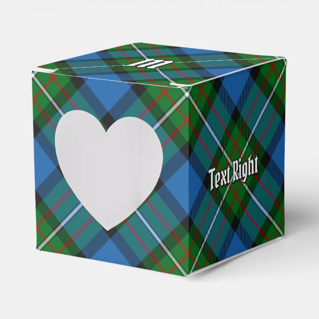 Clan Ferguson Tartan Favor Box (Front Side)