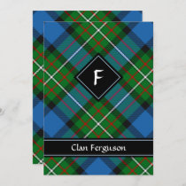 Clan Ferguson Tartan Invitation