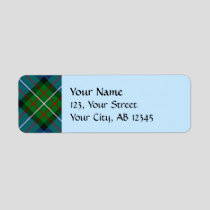 Clan Ferguson Tartan Label